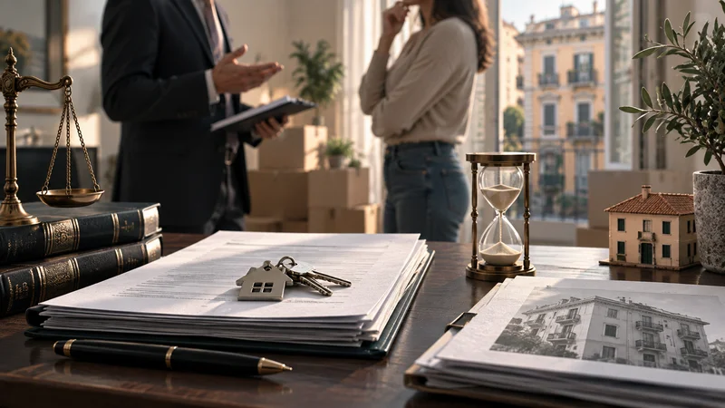 Consulenza legale su contratti di locazione, chiavi e tempi di rilascio di un immobile.